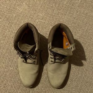 Beige timberlands size 11 men